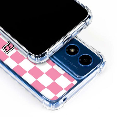 Cartoon Network Powerpuff Girls Checkered Moto G 5G (2024) Clear Case